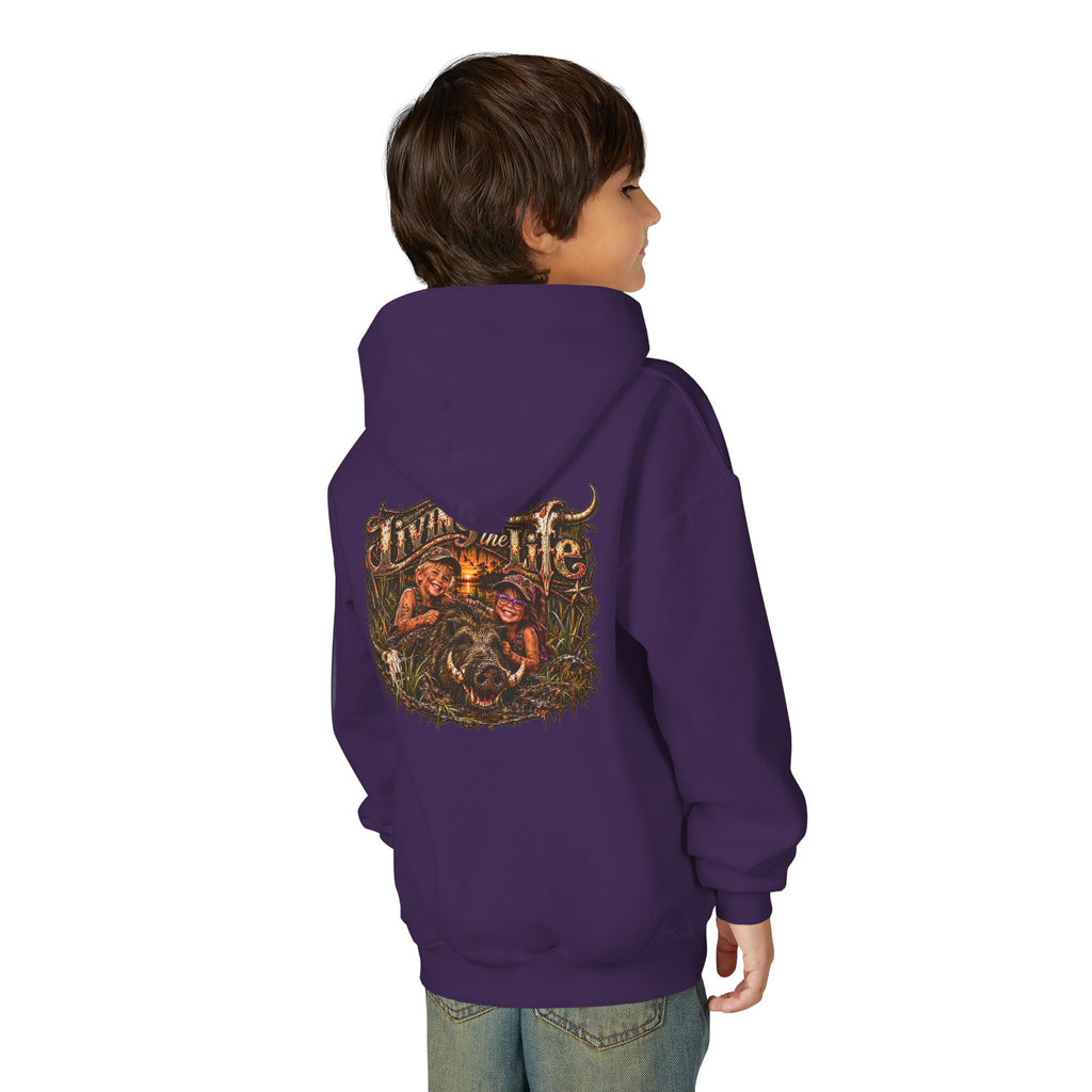 Wild Hog Youth Living the Life Hoodie