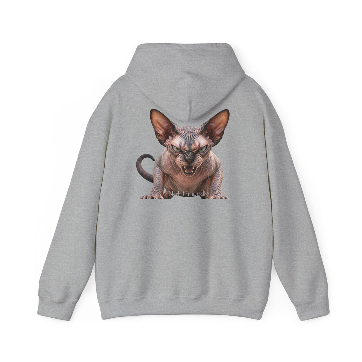 Not Friendly Sphynx Cat Hoodie