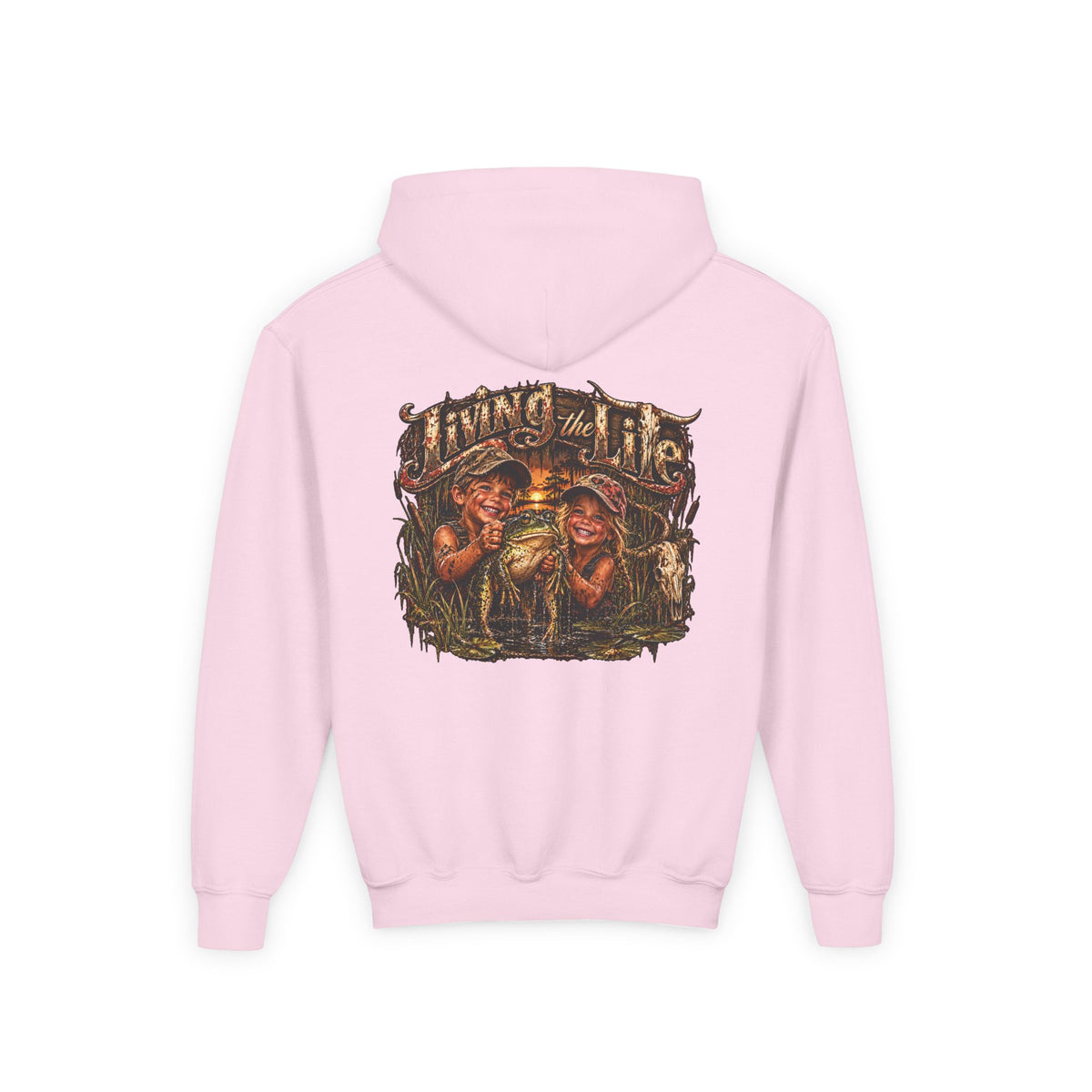Youth Living the Good Life. Frog Hoodie