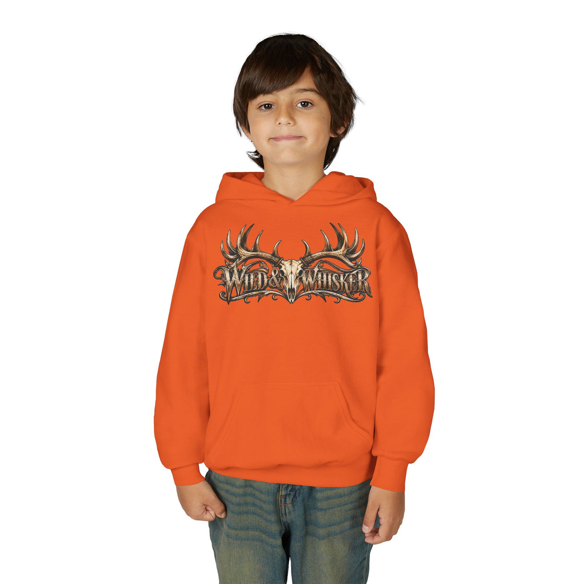 Youth Hooded Sweatshirt – Wild Boar Graphic Hoodie