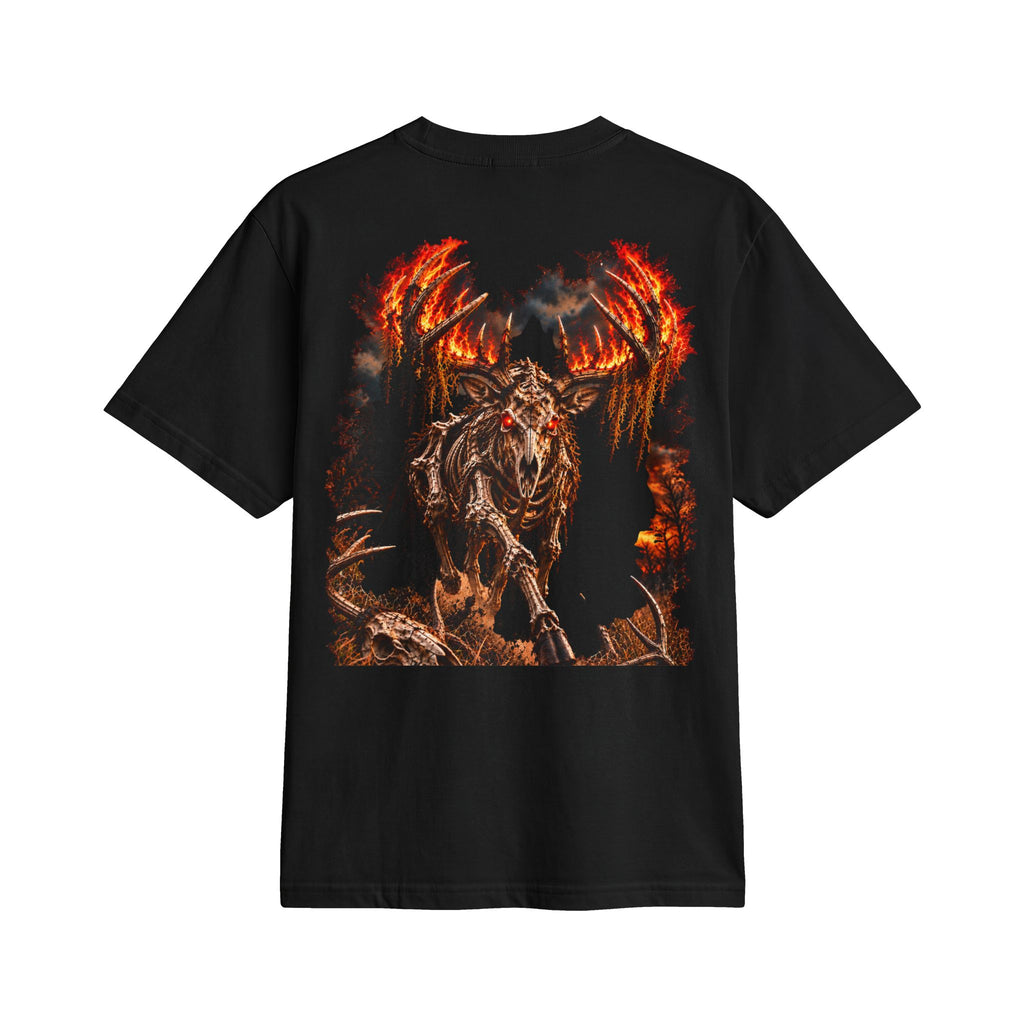 Wild & Whisker  Blazing Deer Warrior  T-Shirt