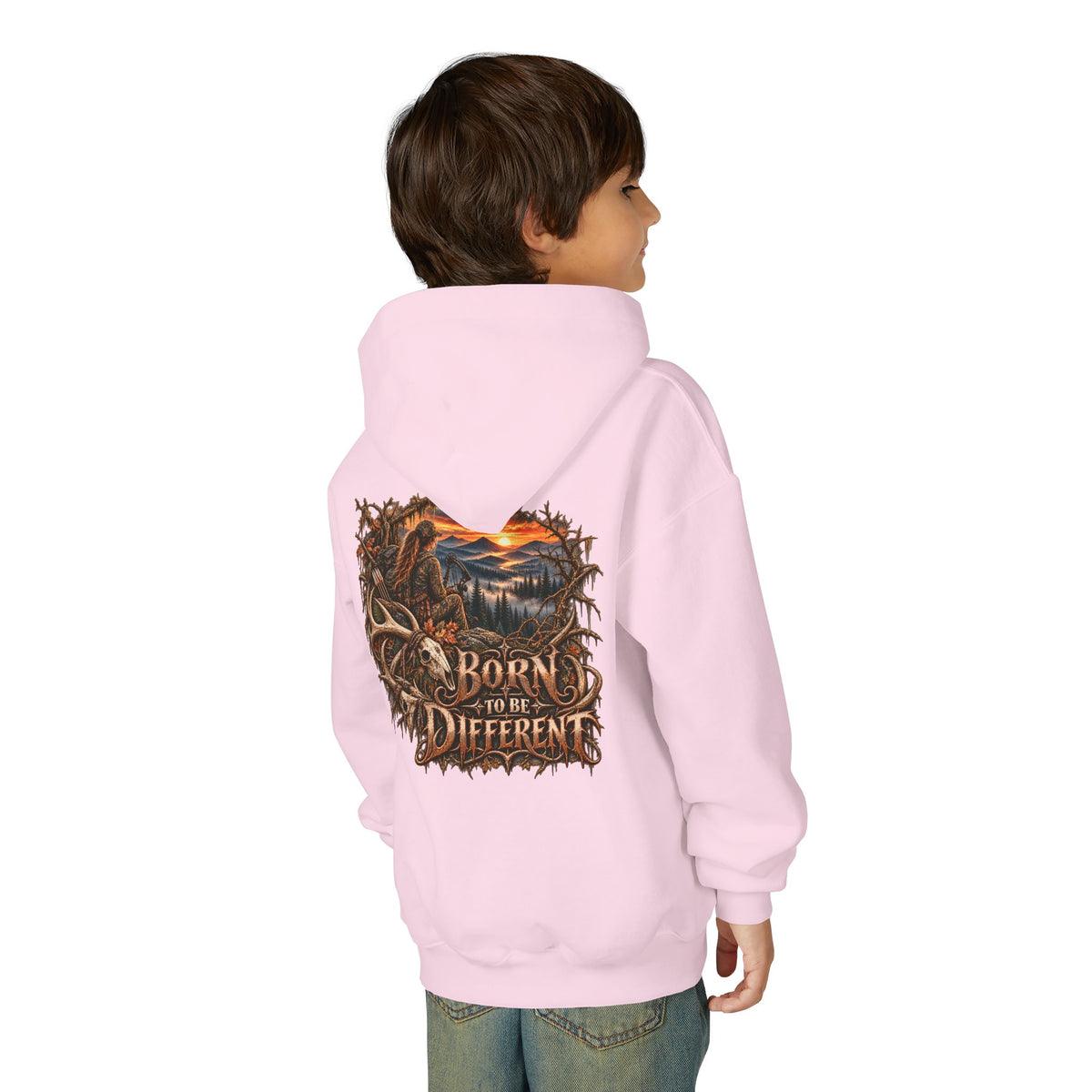 Youth Born Different Wilderness Graphic Hoodie