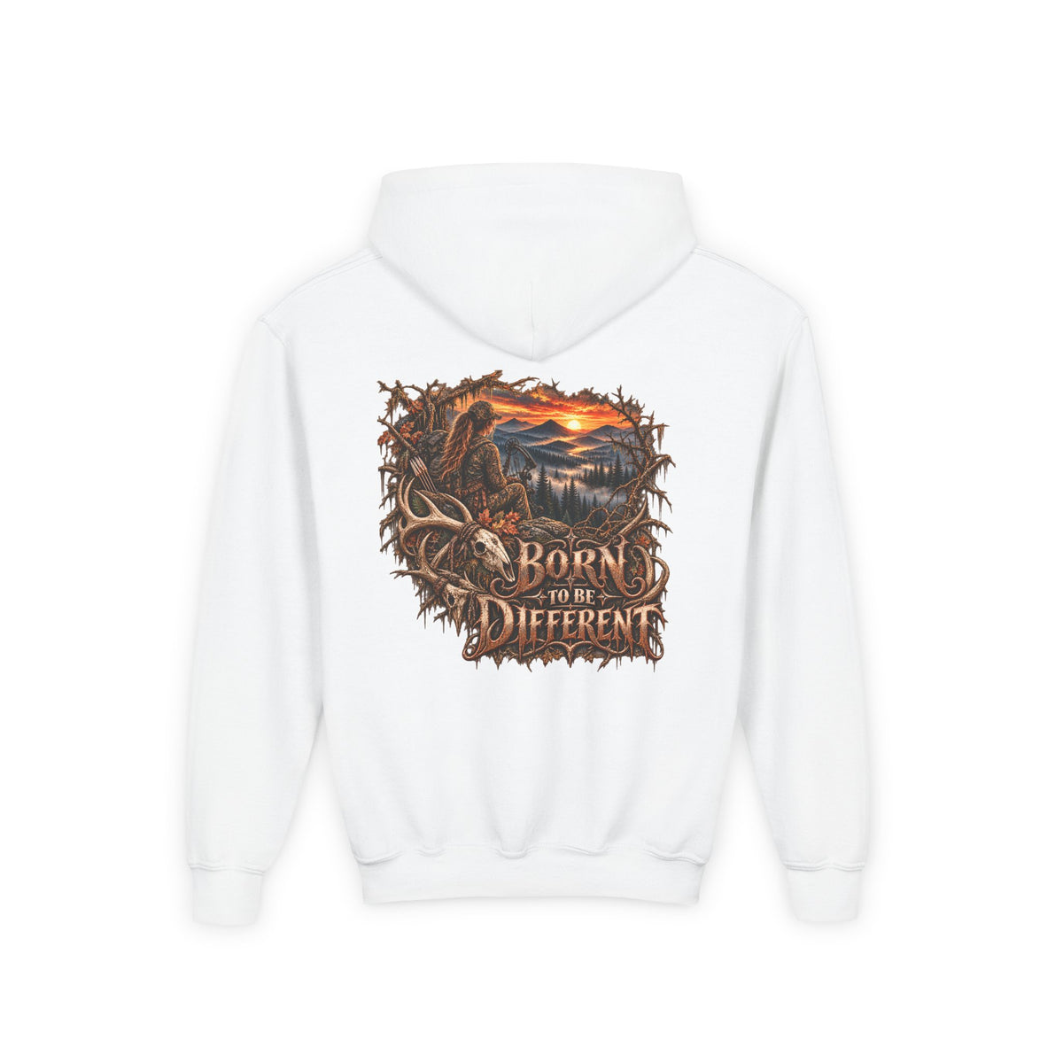Youth Born Different Wilderness Graphic Hoodie