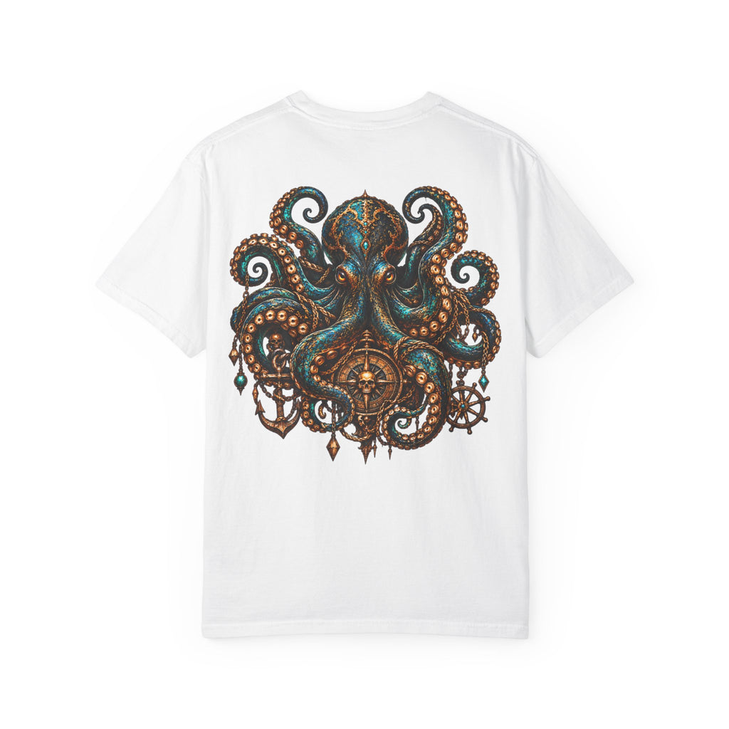 Mystical Octopus and Antler Graphic T-Shirt
