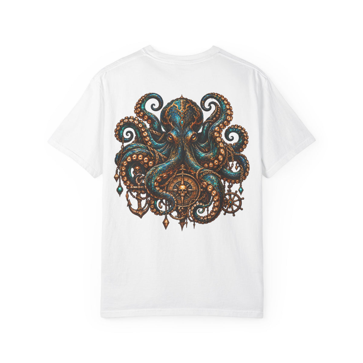 Mystical Octopus and Antler Graphic T-Shirt