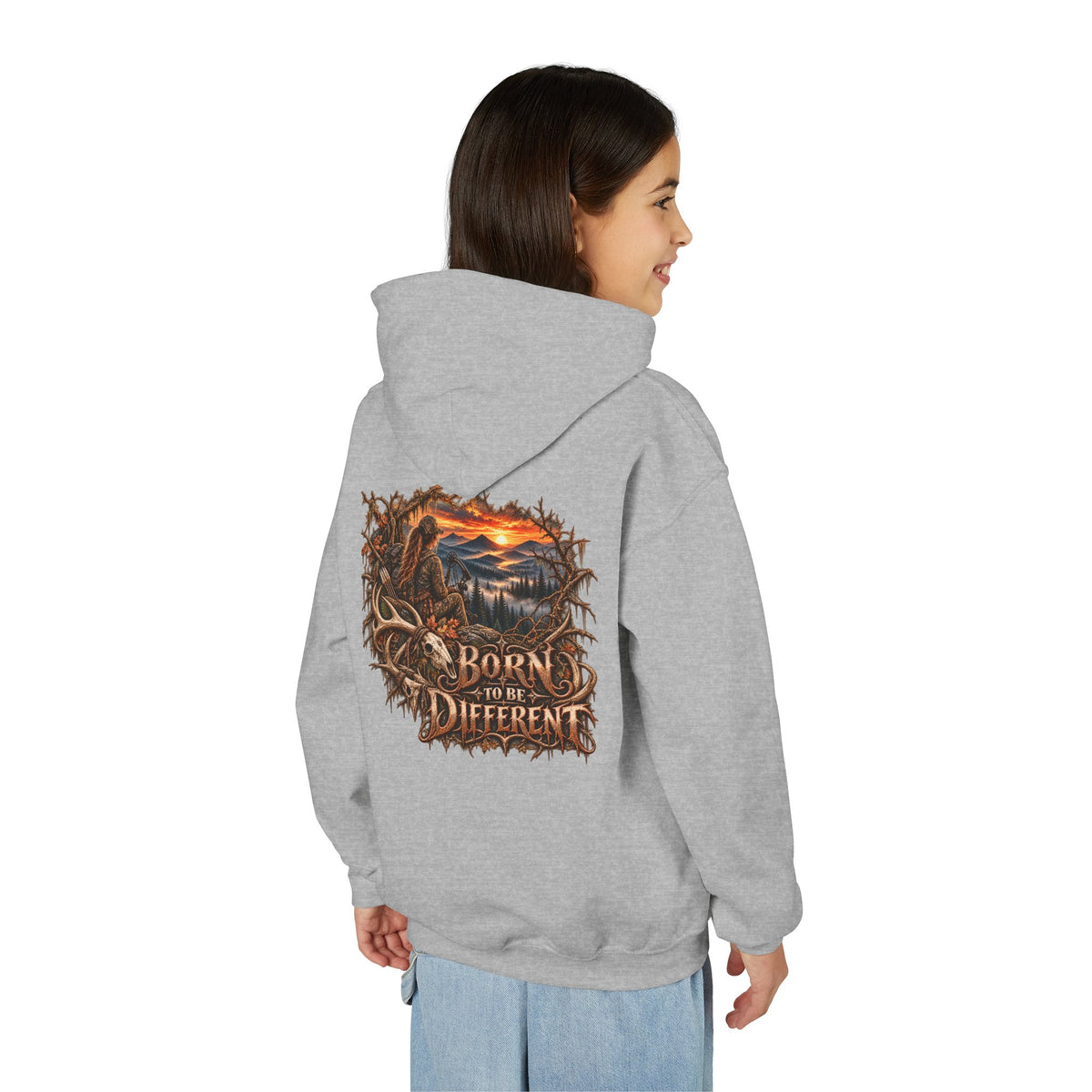 Youth Born Different Wilderness Graphic Hoodie