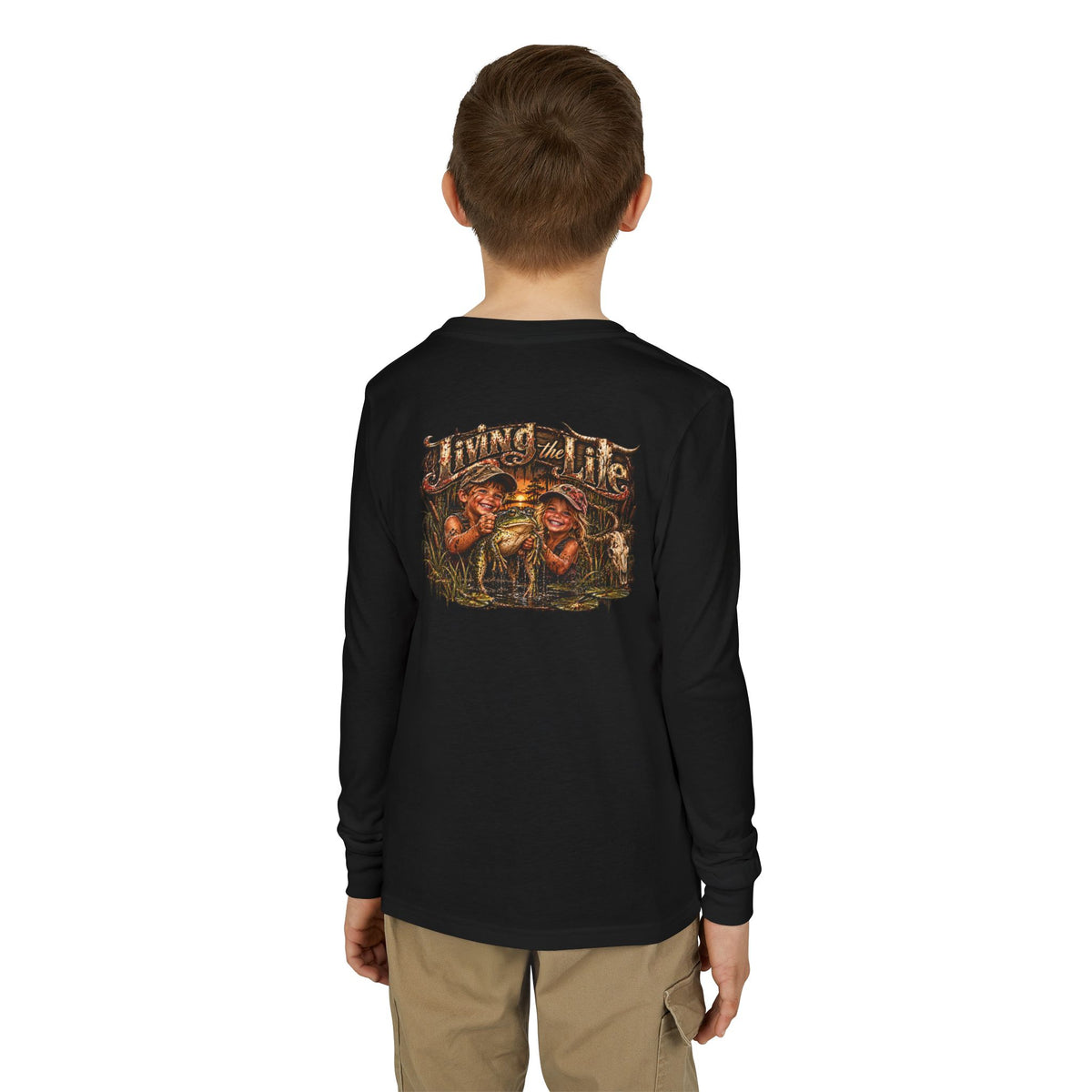 Youth Long Sleeve Tee Living the Life