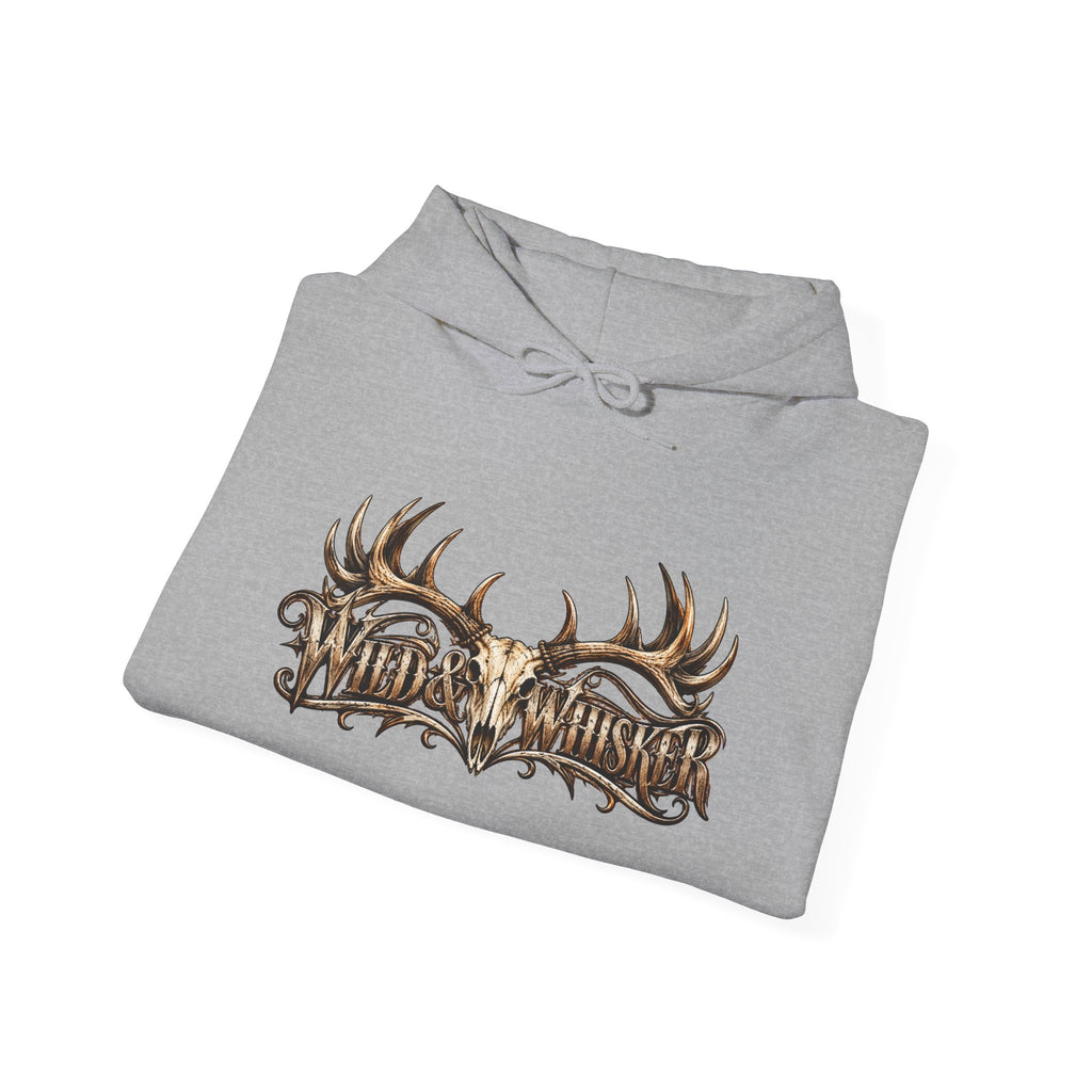 Wild & Whisker  Western Bull Skull Floral Hoodie