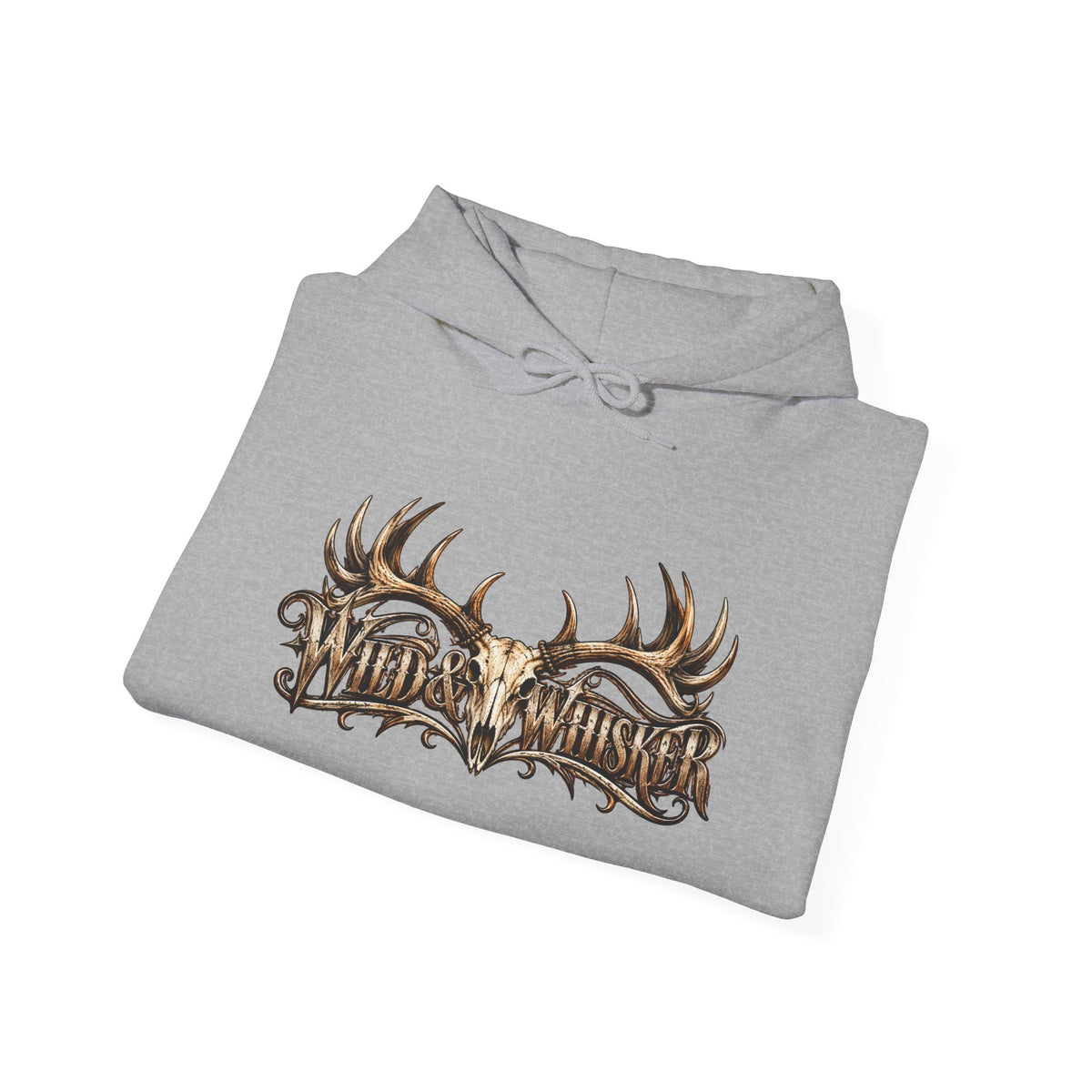 Wild & Whisker  Western Bull Skull Floral Hoodie