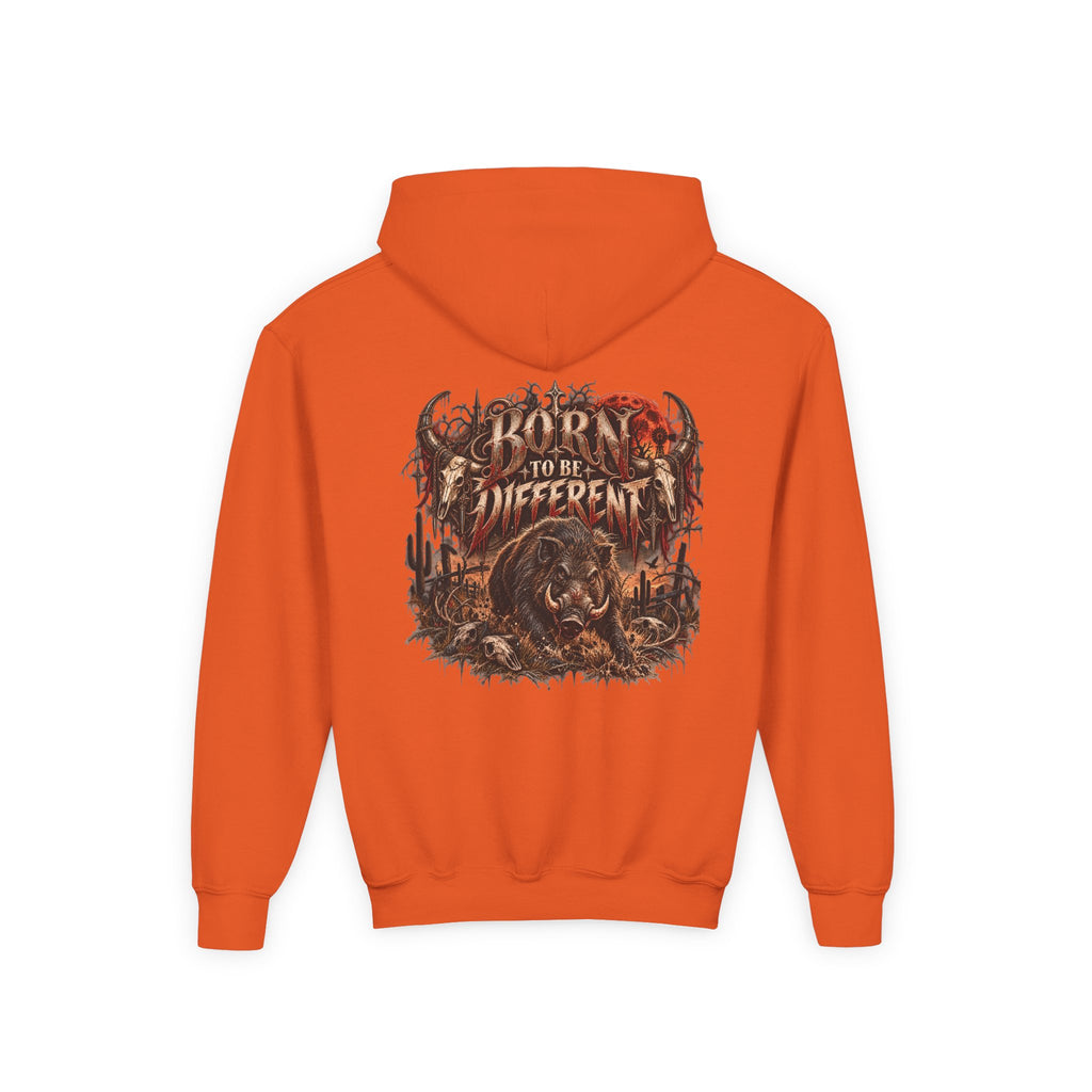 Youth Hooded Sweatshirt – Wild Boar Graphic Hoodie