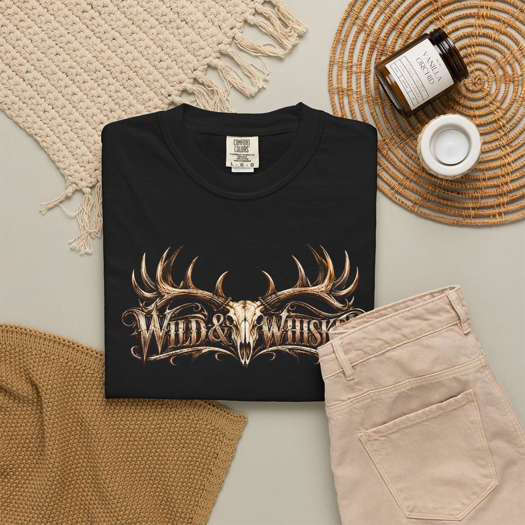 Gothic Skull Butterfly T-Shirt – Dark Nature Graphic Tee