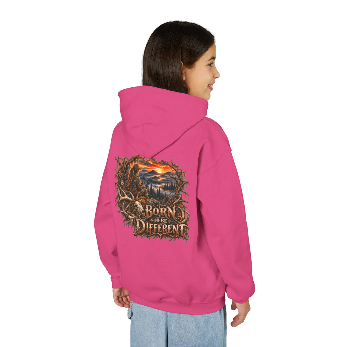 Youth Born Different Wilderness Graphic Hoodie