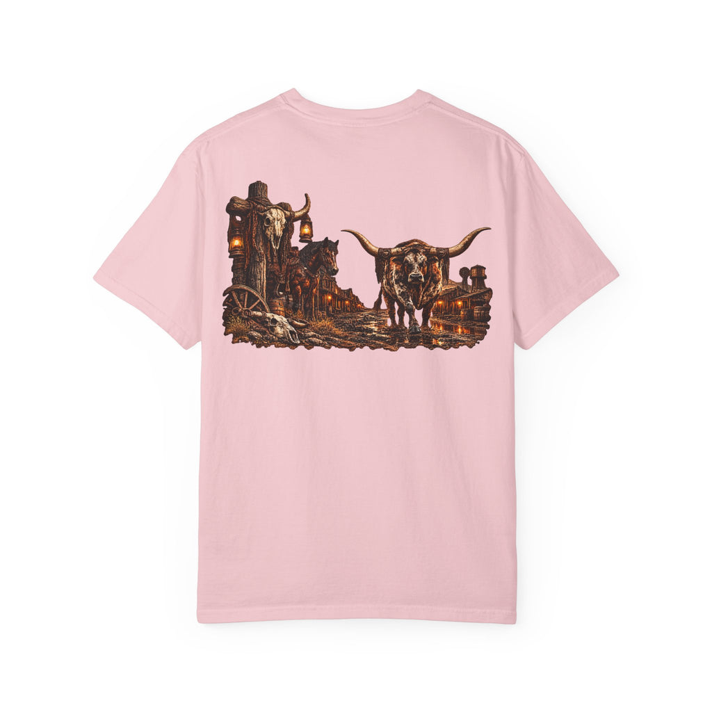 Wild & Whisker Western Longhorn Bull Graphic T-Shirt