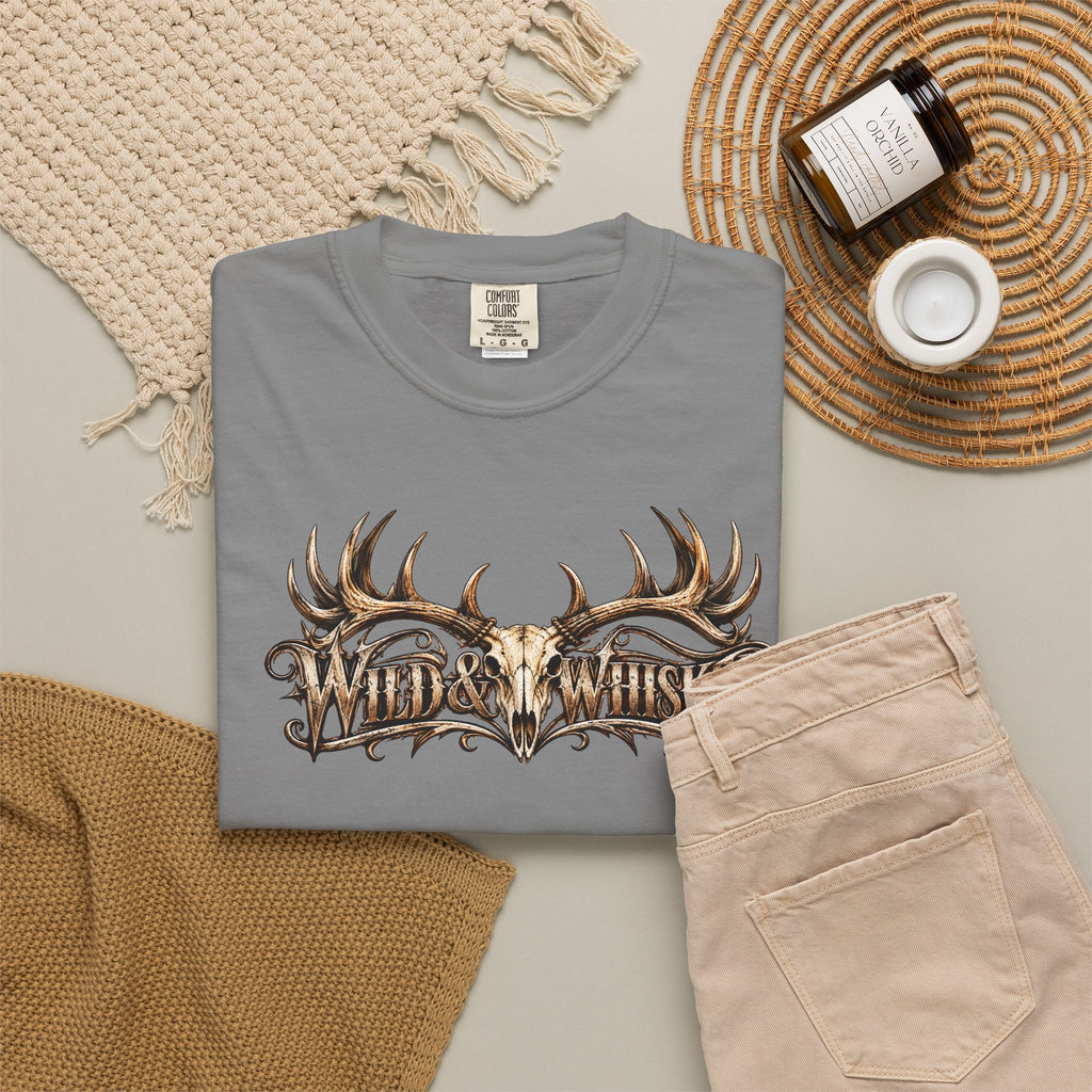Mystical Octopus and Antler Graphic T-Shirt