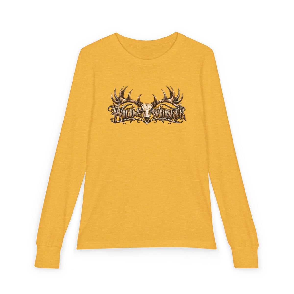 Youth Long Sleeve Tee girls or boys wild boar