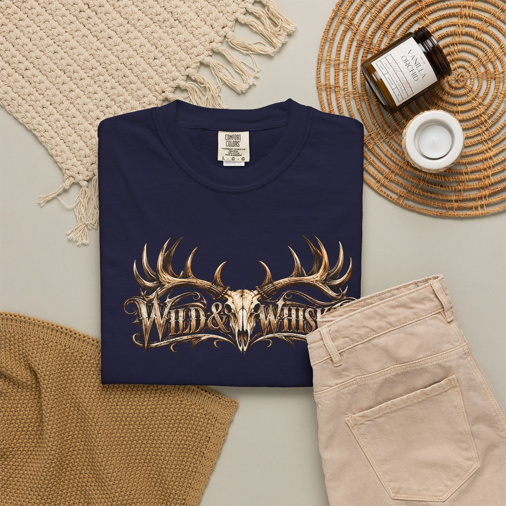 Mystical Octopus and Antler Graphic T-Shirt