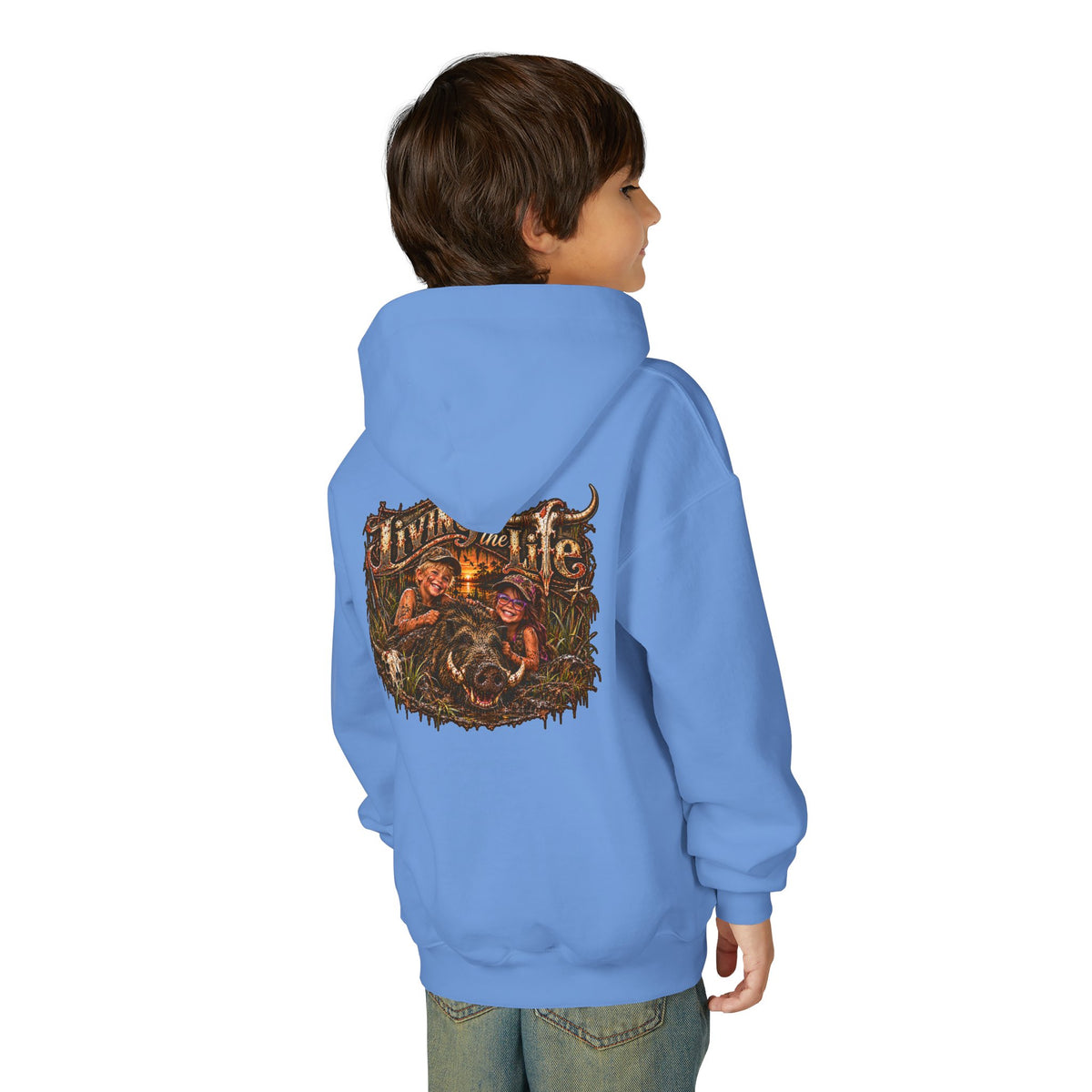 Wild Hog Youth Living the Life Hoodie