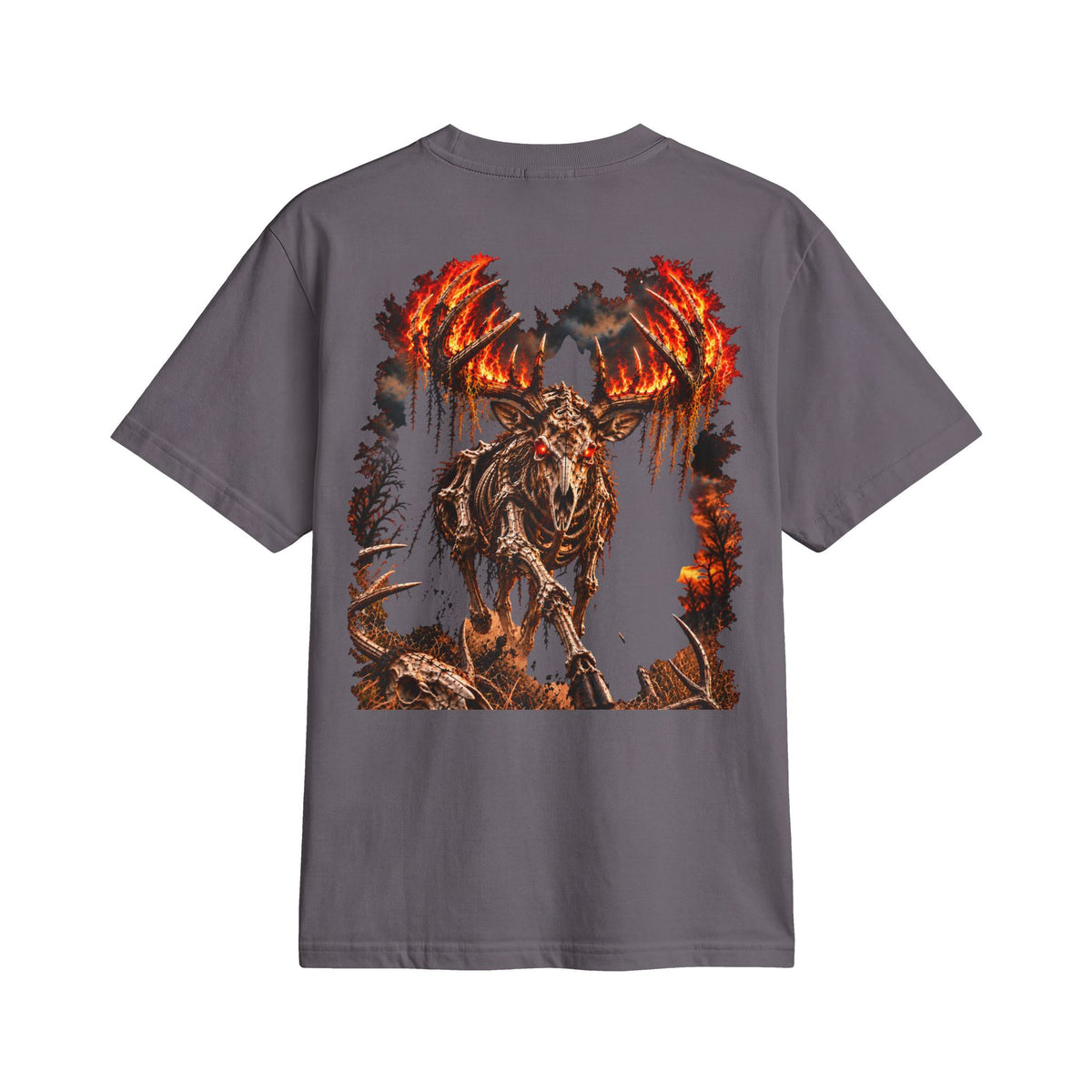 Wild & Whisker  Blazing Deer Warrior  T-Shirt