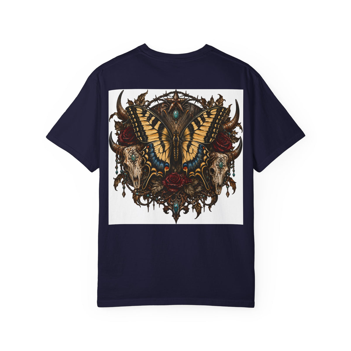 Wild & Whisker  Antler and Butterfly Graphic T-Shirt