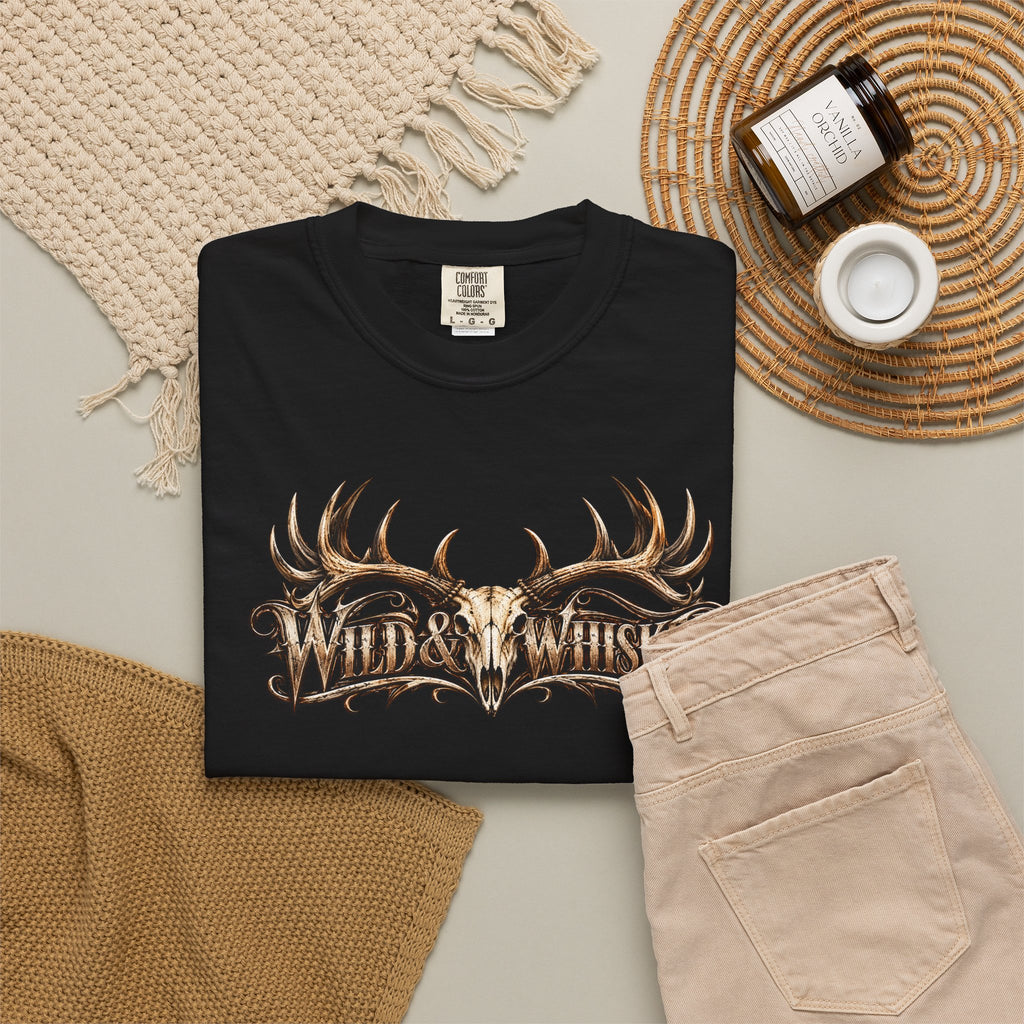 Mystical Octopus and Antler Graphic T-Shirt