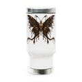 Gothic Butterfly  with skull Travel Mug