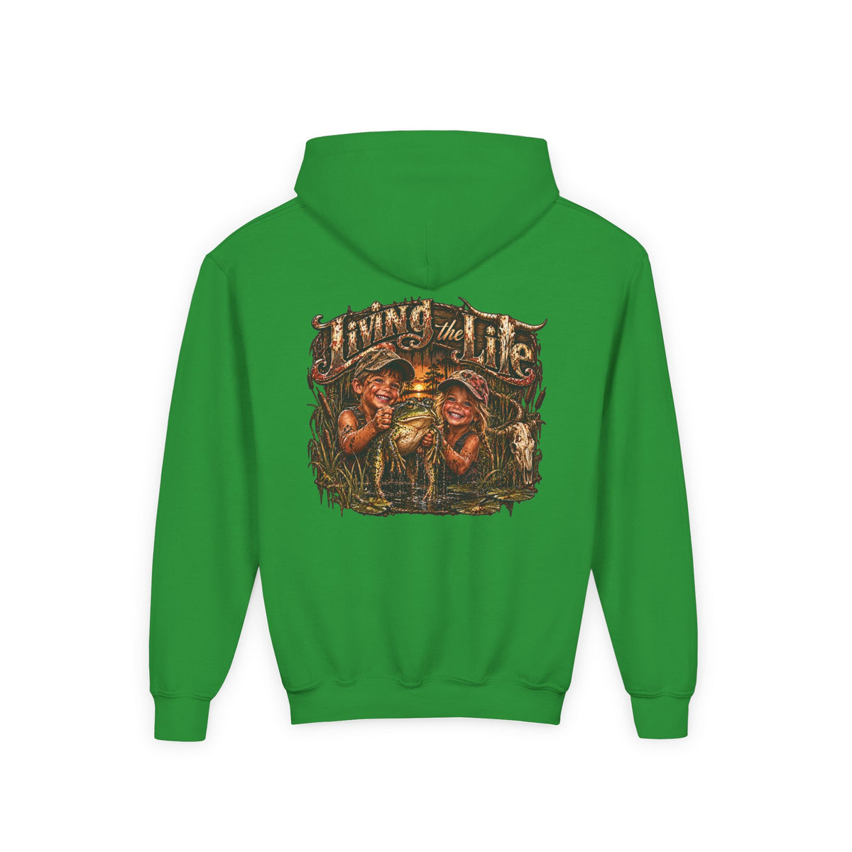 Youth Living the Good Life. Frog Hoodie
