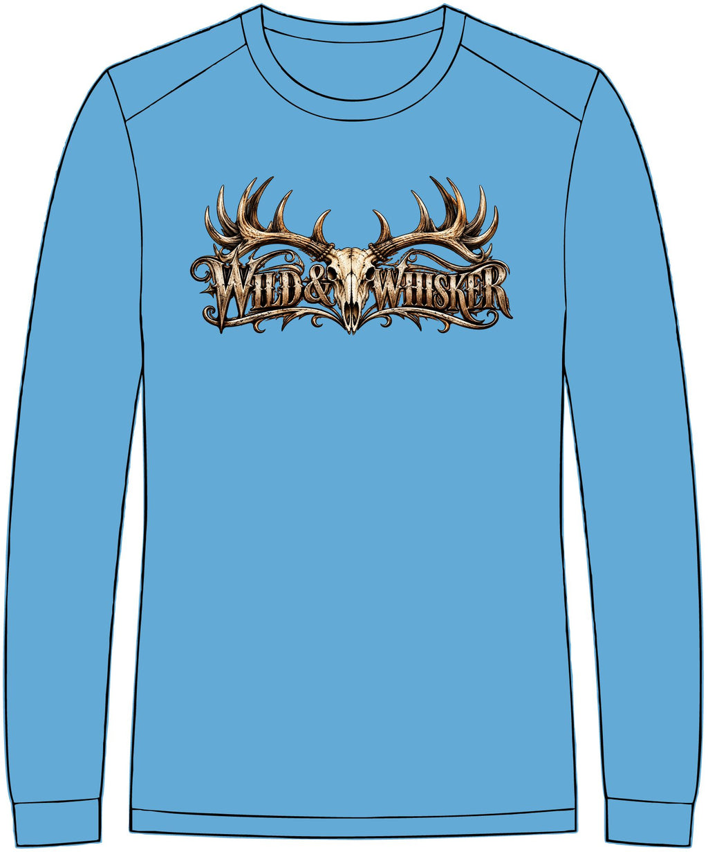Wild & Whisker Antler Graphic Long Sleeve T-Shirt