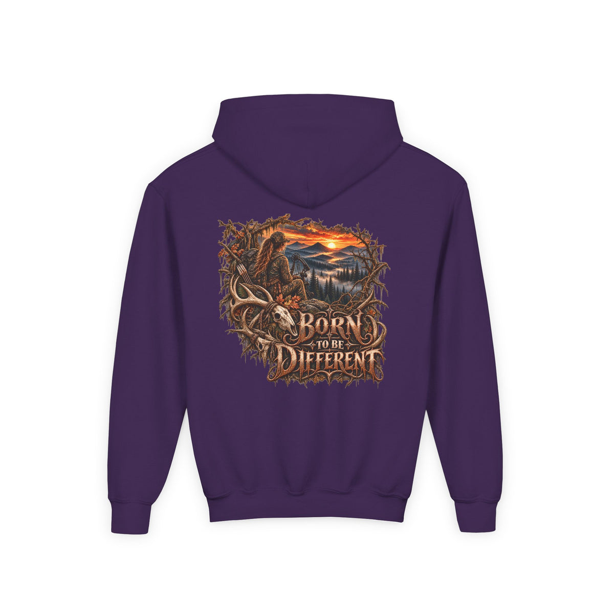Youth Born Different Wilderness Graphic Hoodie