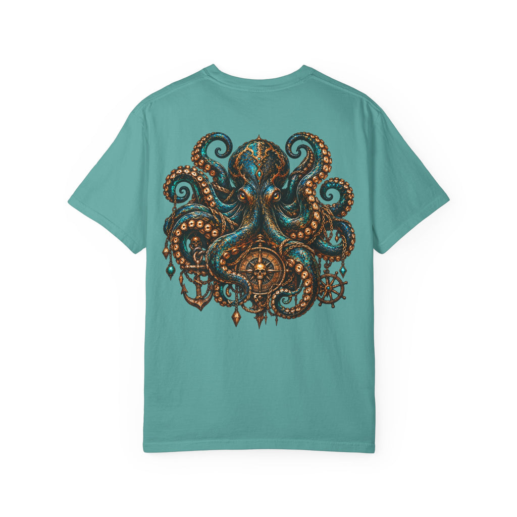 Mystical Octopus and Antler Graphic T-Shirt