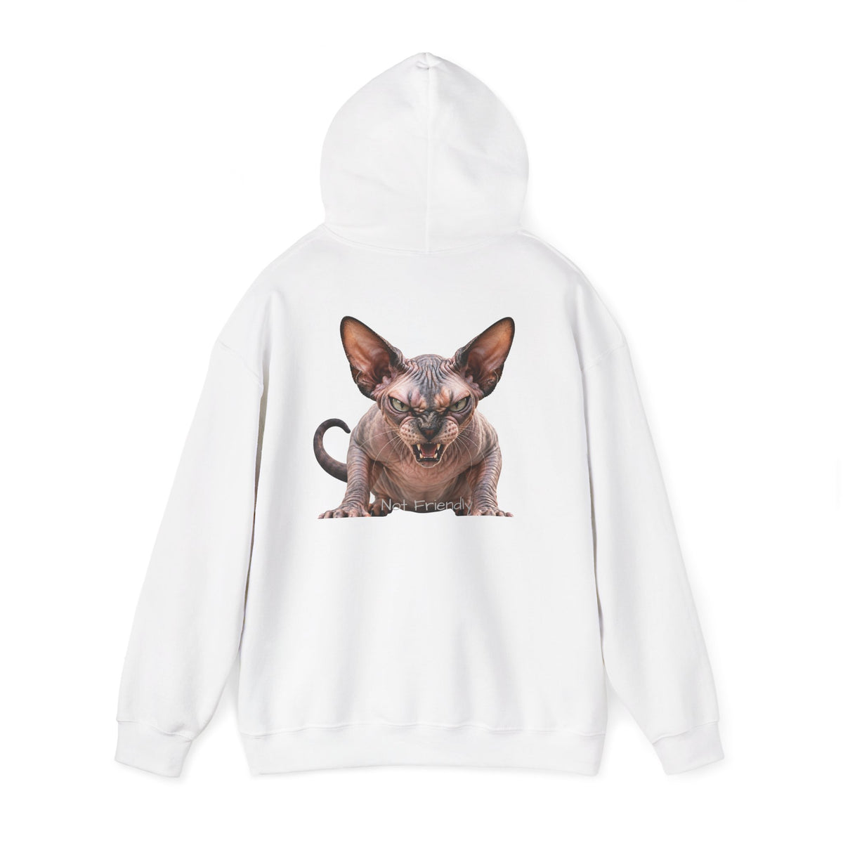 Not Friendly Sphynx Cat Hoodie