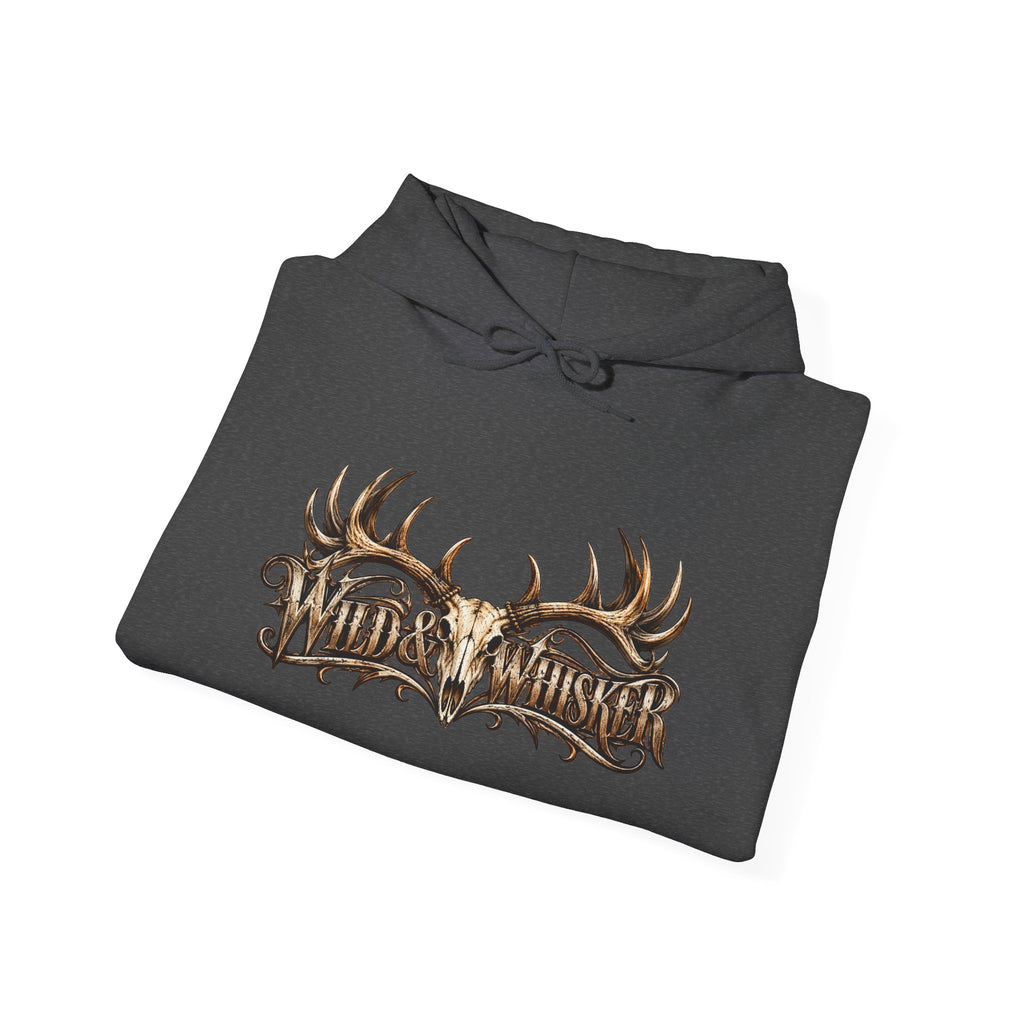 Wild & Whisker  Western Bull Skull Floral Hoodie