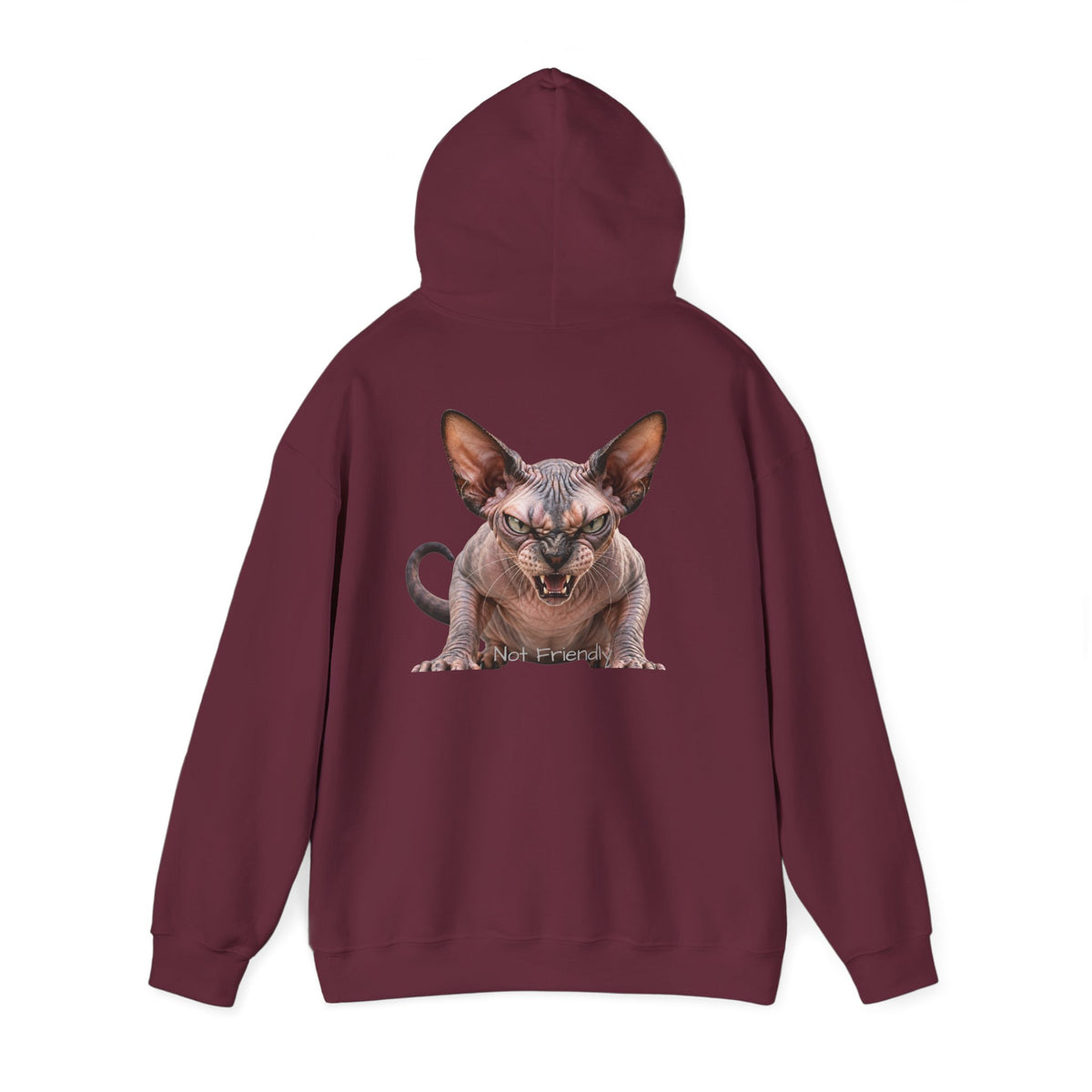 Not Friendly Sphynx Cat Hoodie