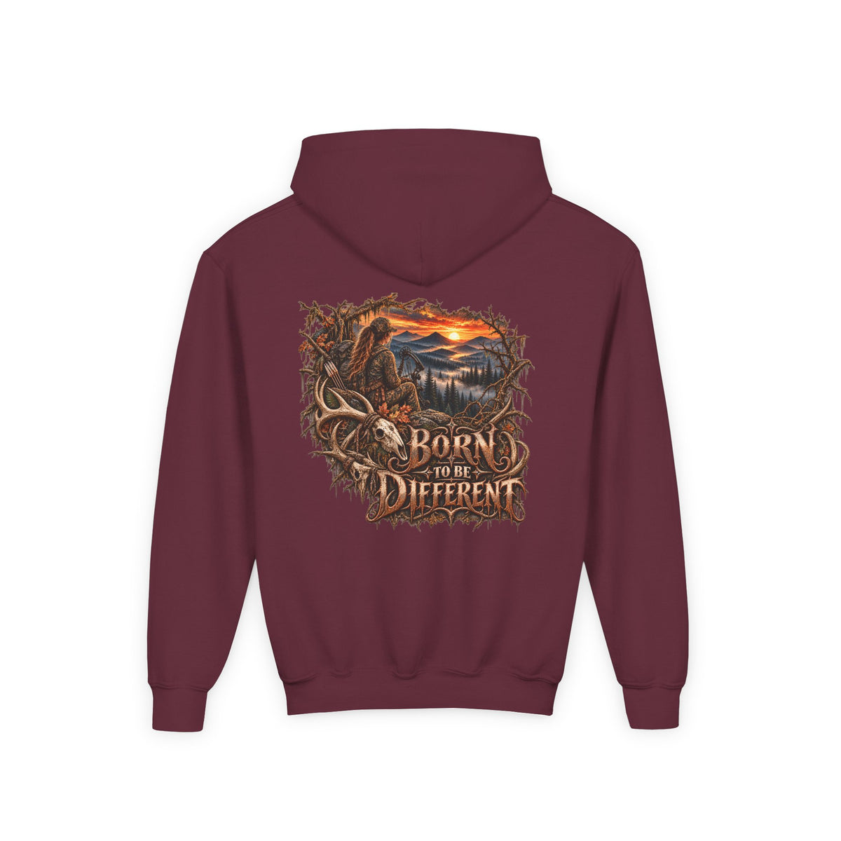 Youth Born Different Wilderness Graphic Hoodie