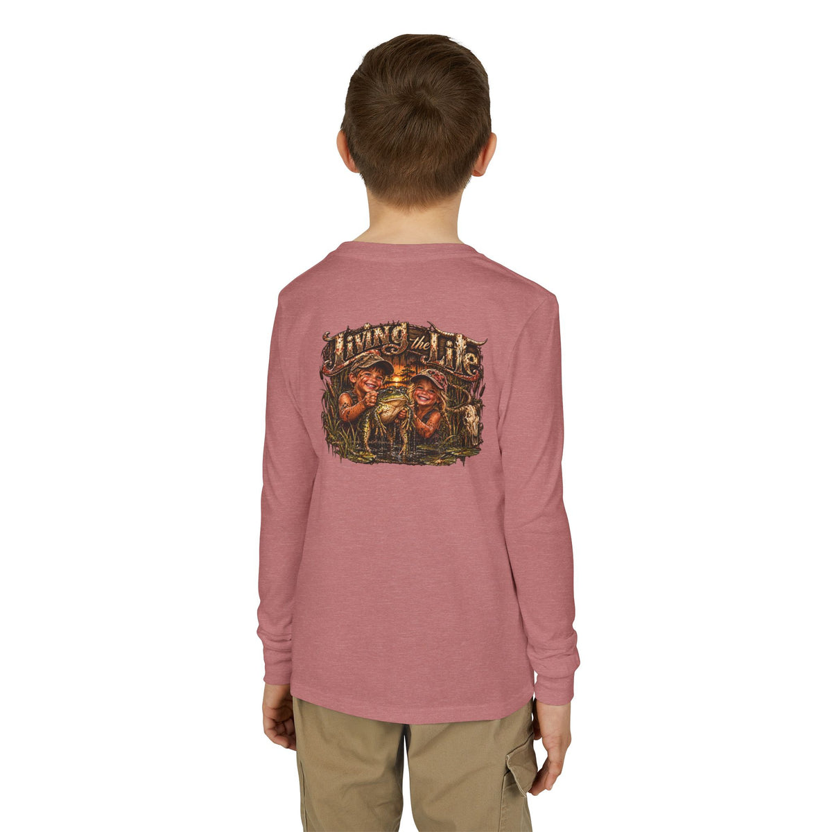 Youth Long Sleeve Tee Living the Life