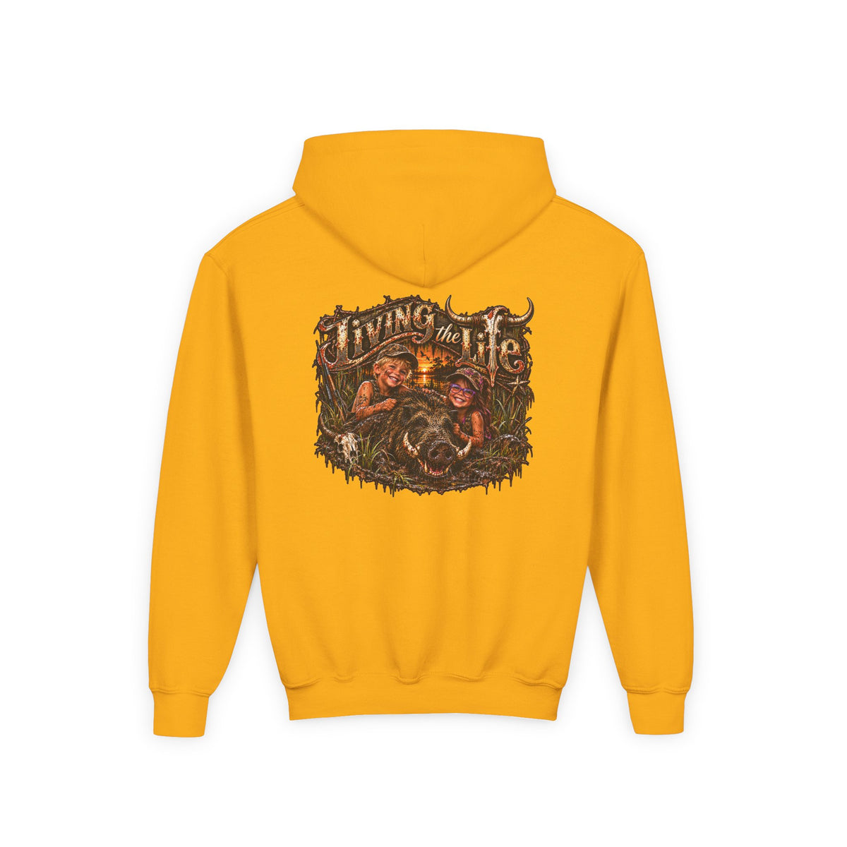 Wild Hog Youth Living the Life Hoodie