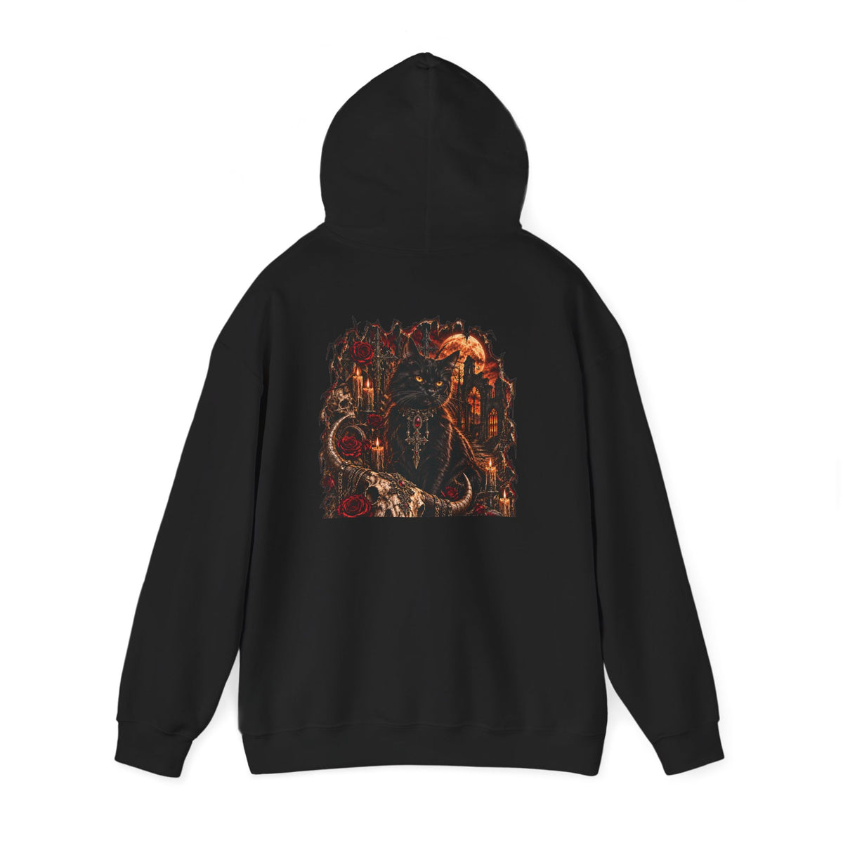 Wild & Whisker Black Cat  Hoodie