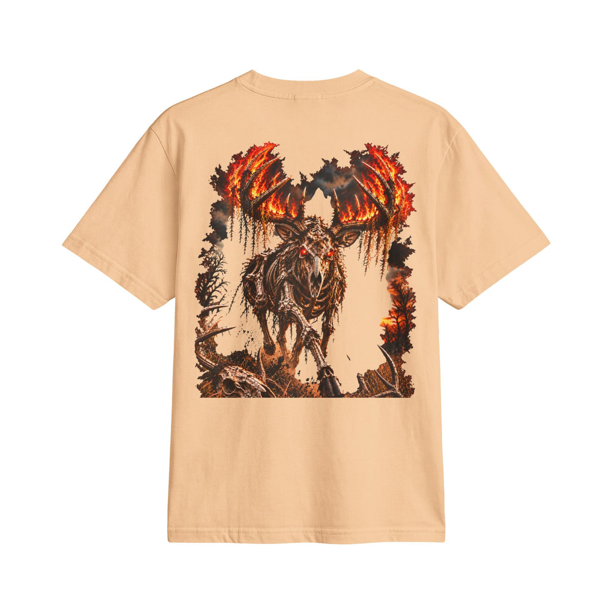 Wild & Whisker  Blazing Deer Warrior  T-Shirt