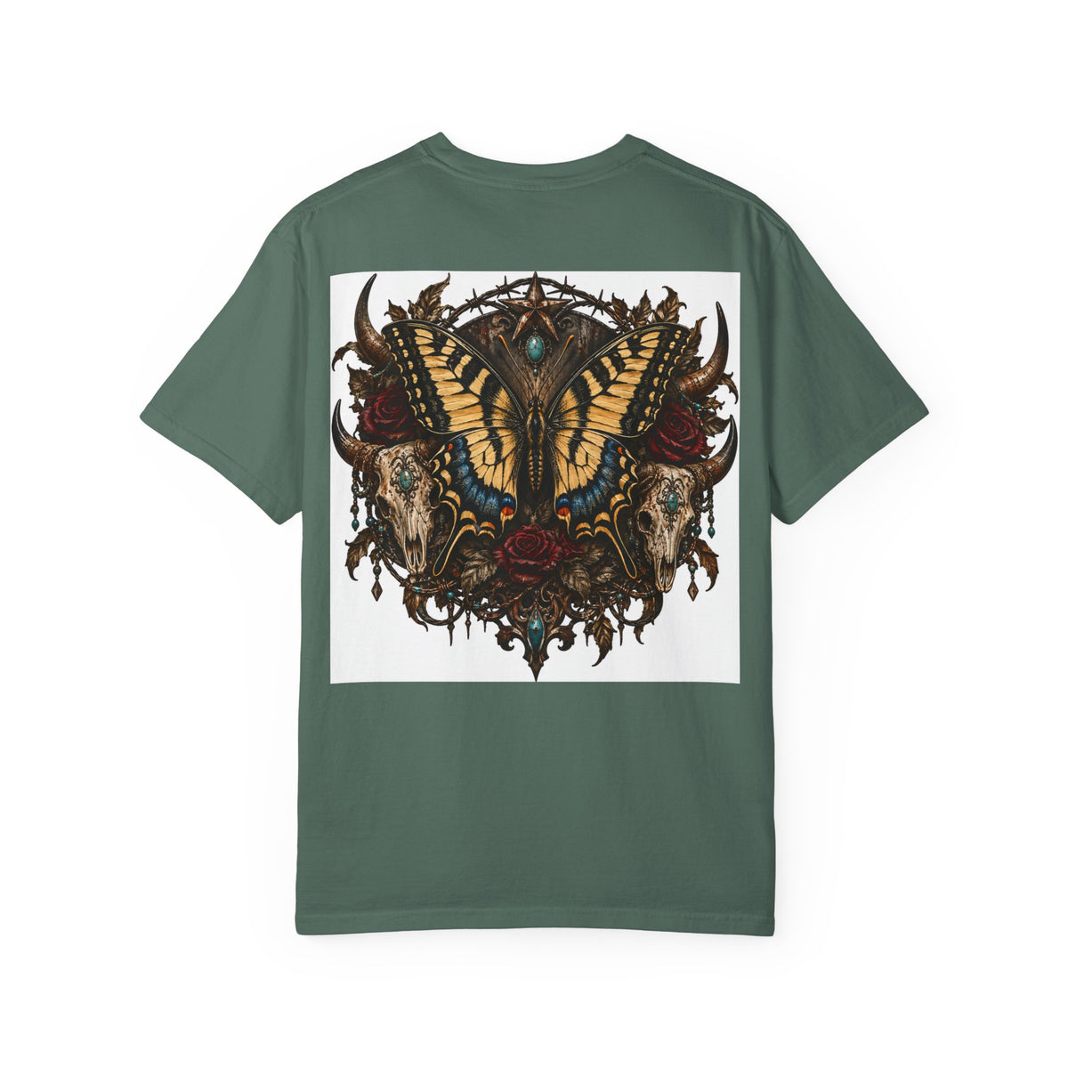 Wild & Whisker  Antler and Butterfly Graphic T-Shirt