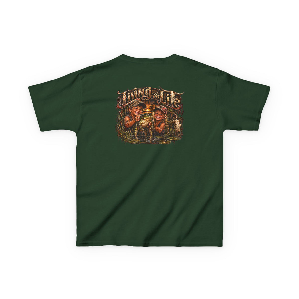 Kids Living the Good Life Frog T Shirt