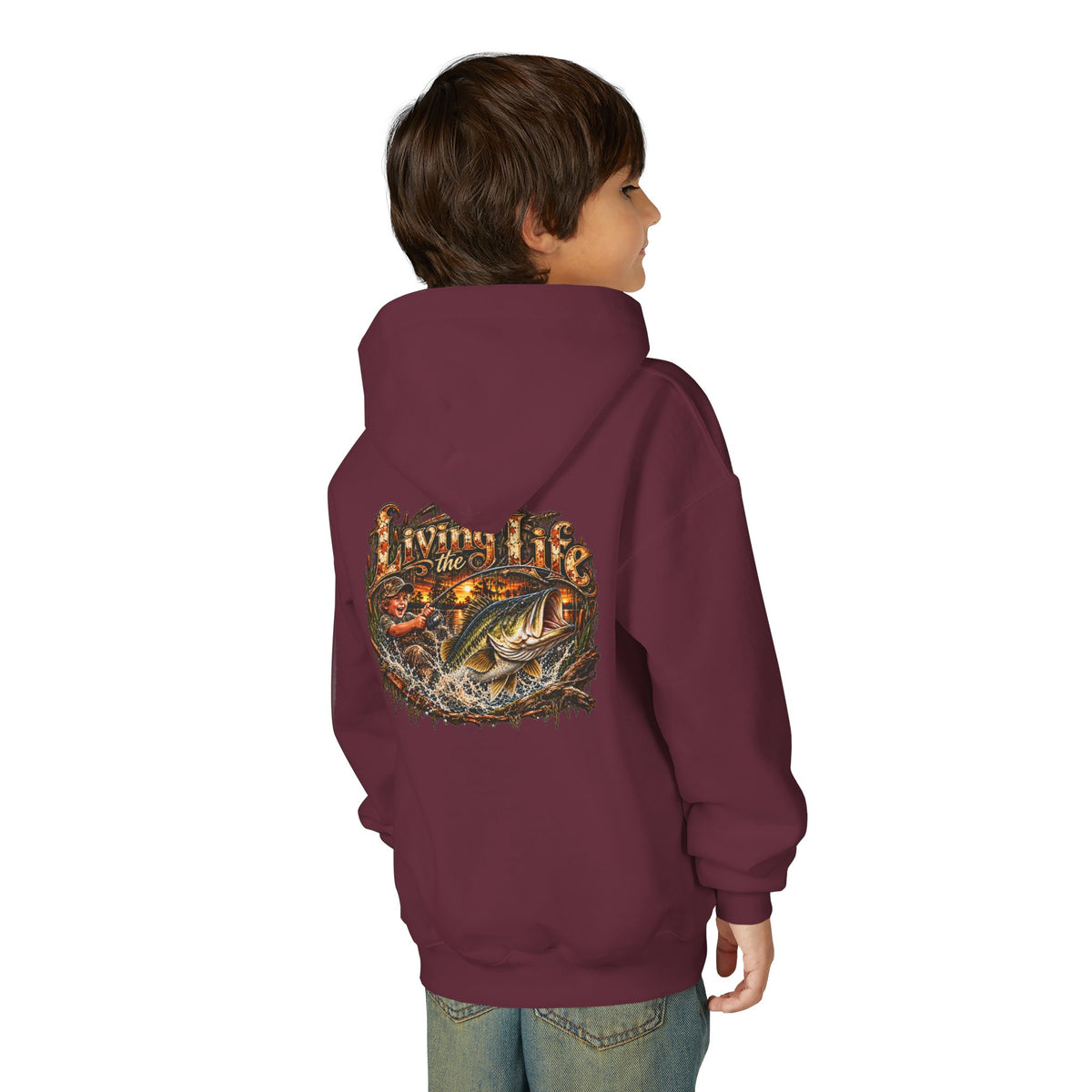 Youth Hunting & Fishing Graphic Hoodie