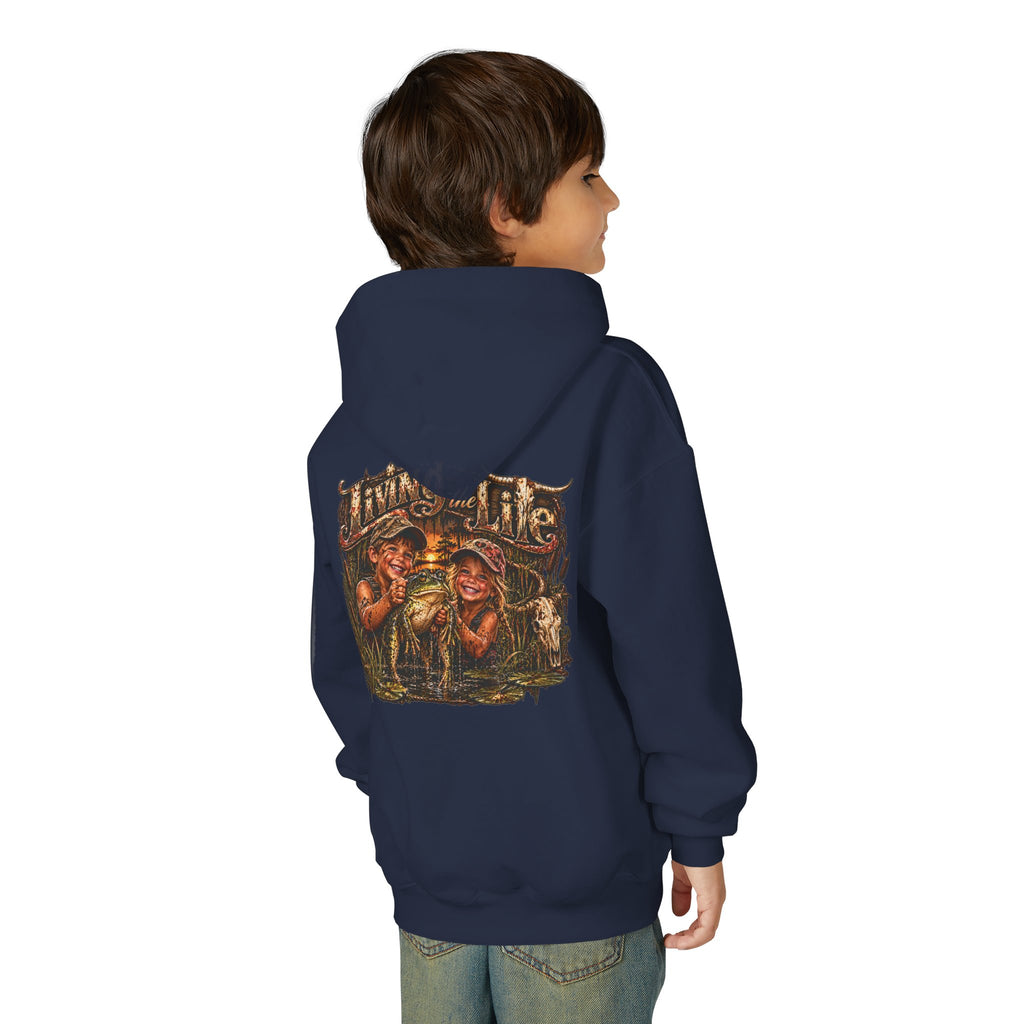 Youth Living the Good Life. Frog Hoodie