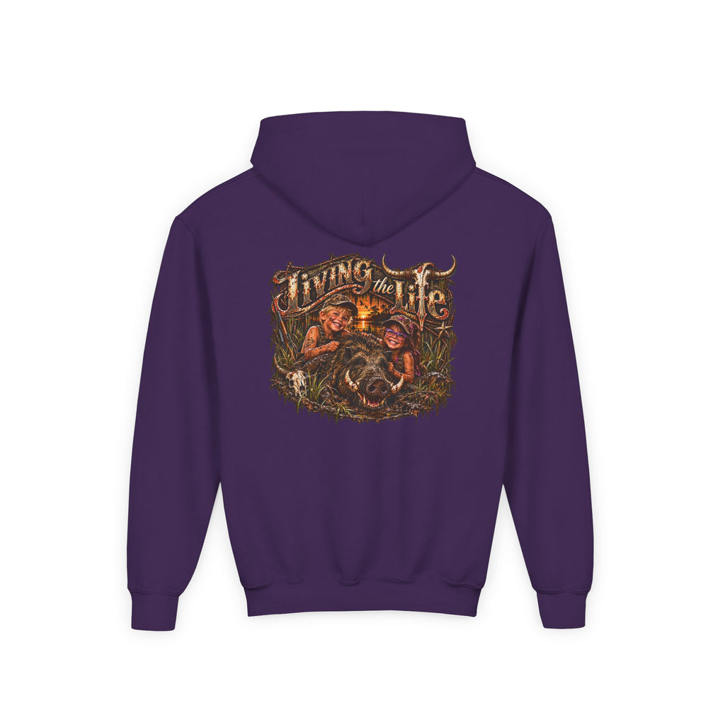 Wild Hog Youth Living the Life Hoodie