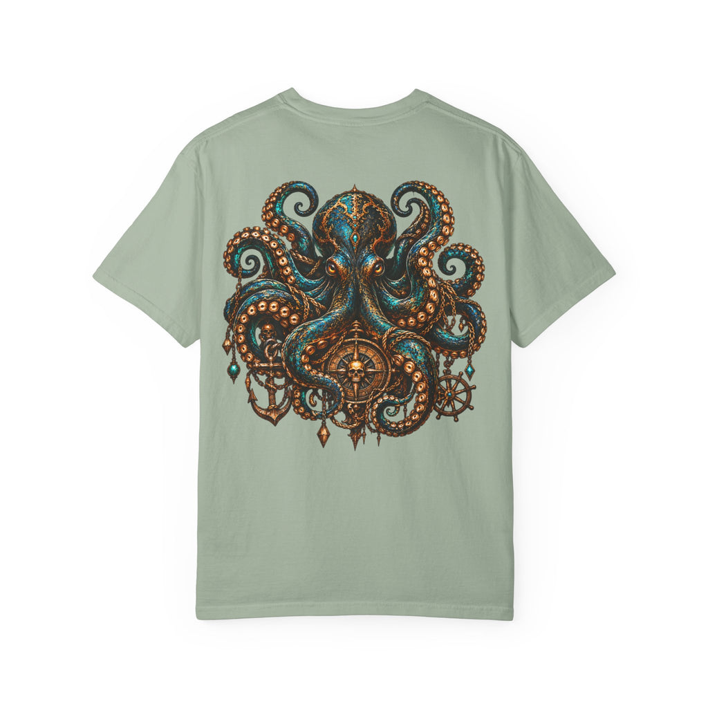 Mystical Octopus and Antler Graphic T-Shirt