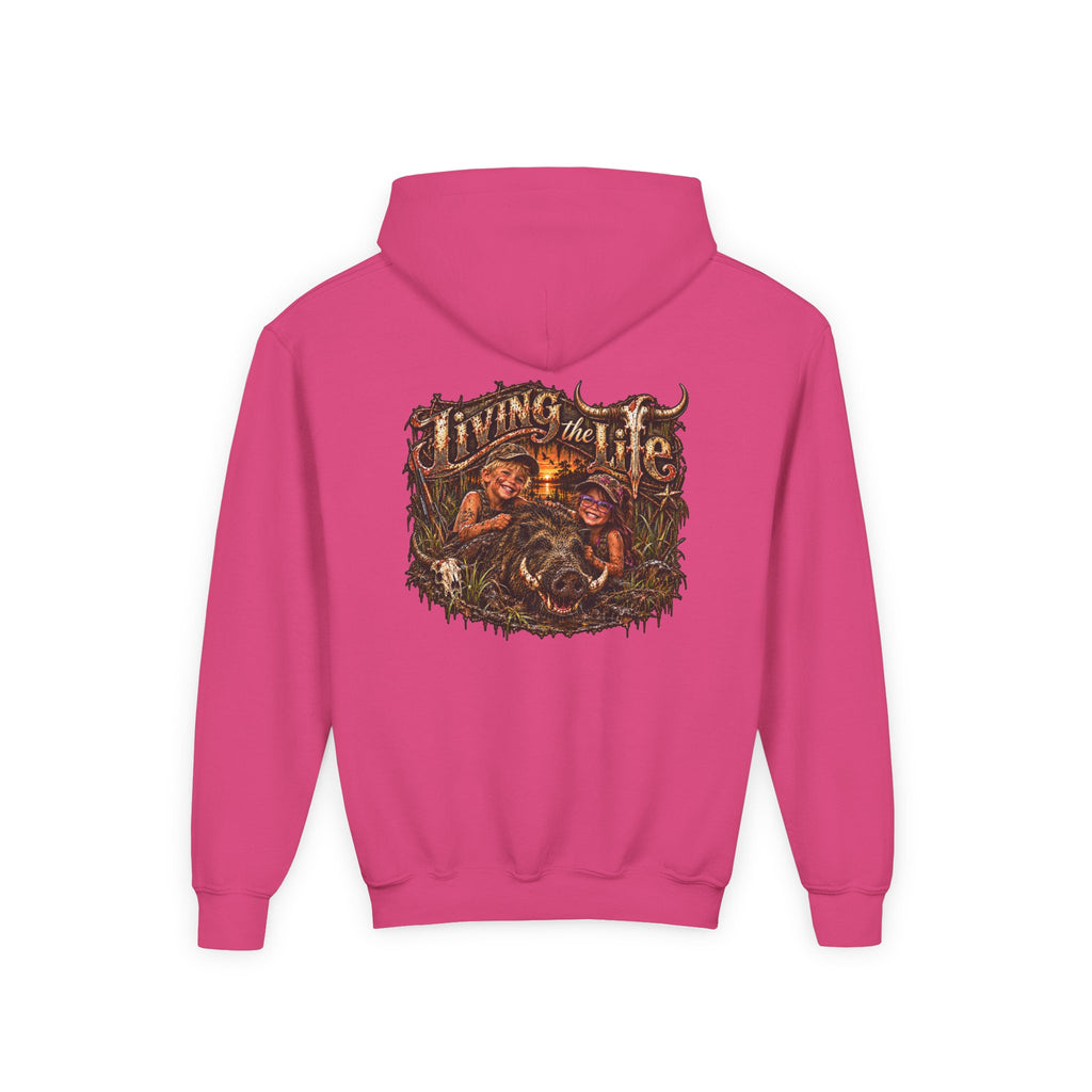 Wild Hog Youth Living the Life Hoodie