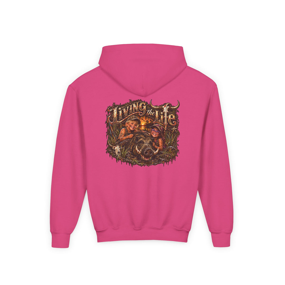 Wild Hog Youth Living the Life Hoodie
