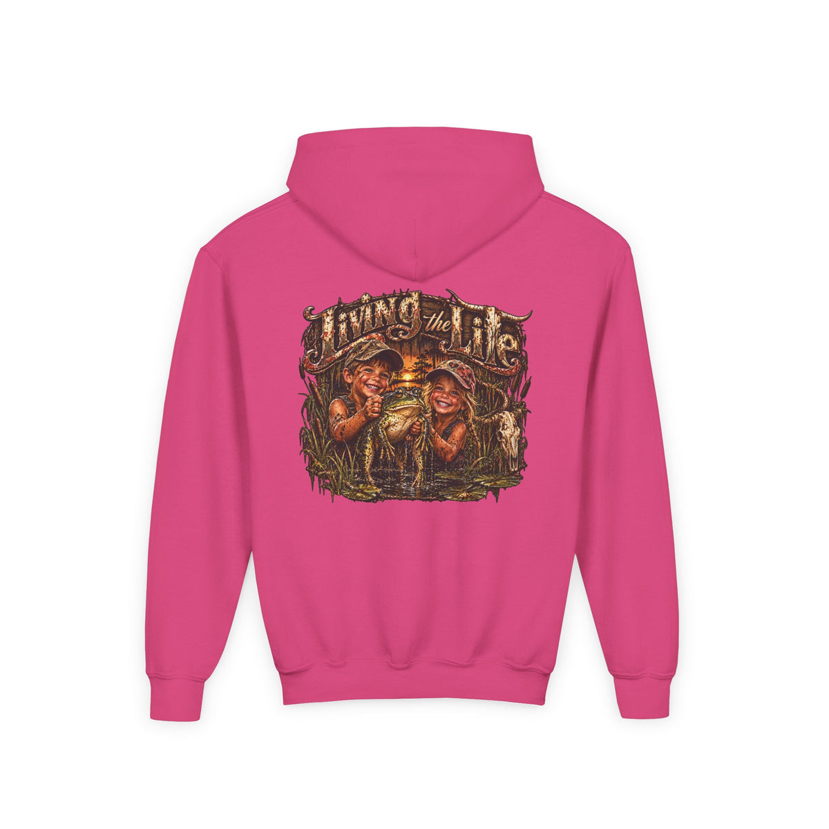 Youth Living the Good Life. Frog Hoodie