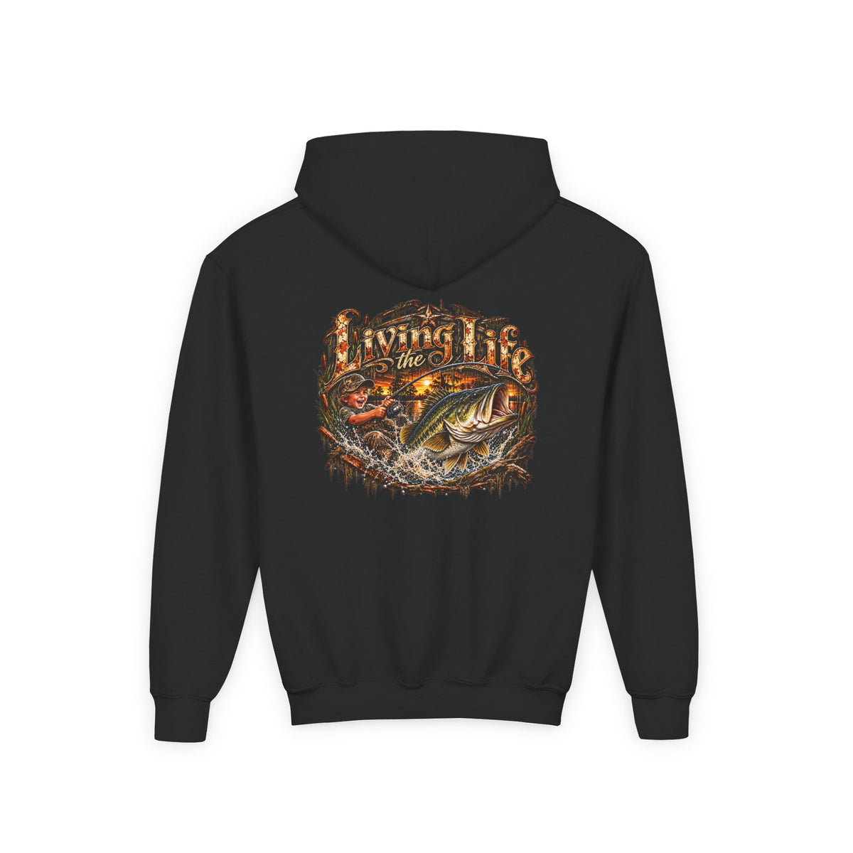 Youth Hunting & Fishing Graphic Hoodie