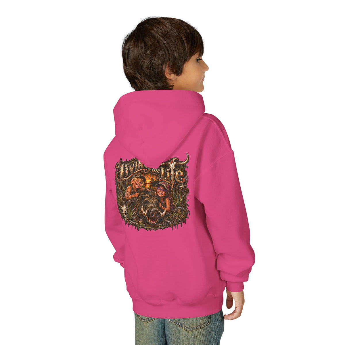 Wild Hog Youth Living the Life Hoodie