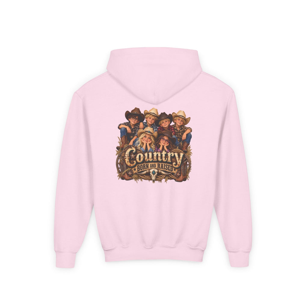 Country Born and Raised Youth Hooded Sweatshirt
