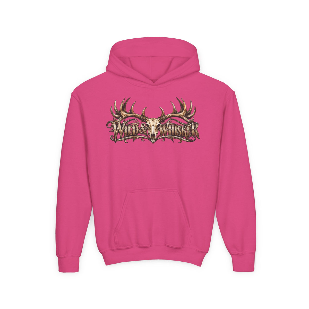 Youth Hooded Sweatshirt – Wild Boar Graphic Hoodie